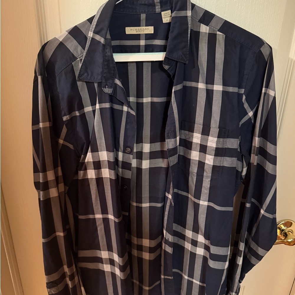 Burberry Brit Dark Checkered Shirt